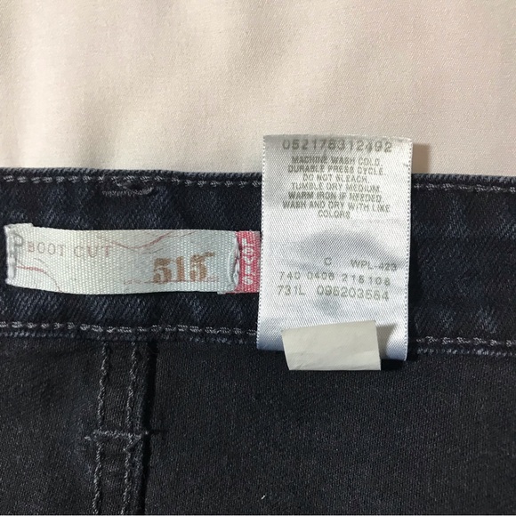 Levi’s 515 black boot cut jeans - Size 18S - Picture 7 of 7